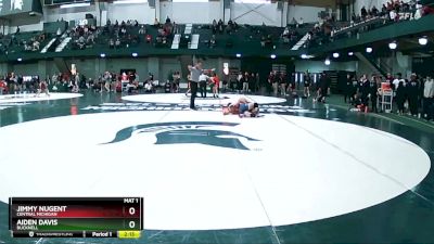 149 lbs Cons. Round 4 - Jimmy Nugent, Central Michigan vs Aiden Davis, Bucknell