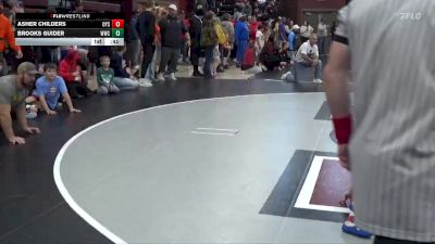SPW-5 lbs Quarterfinal - Asher Childers, OYSA vs Brooks Guider, Westside Wrestling Club