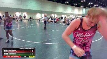 152 lbs Round 4 (16 Team) - Beau Brabender, Michiana Vice-Pink vs Connor Young, Oregon Clay Wrestling