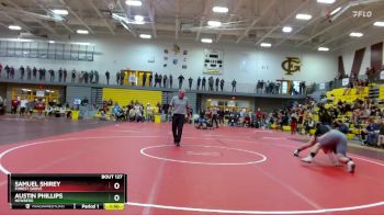 285 lbs Quarterfinal - Samuel Shirey, Forest Grove vs Austin Phillips, Newberg