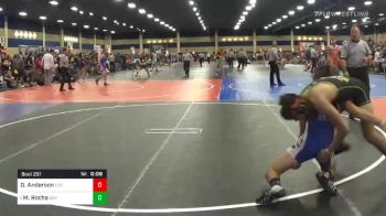 Match - Dylan Anderson, Los Alamitos Wrestling Club vs Michael Rocha, Bay Area Dragons