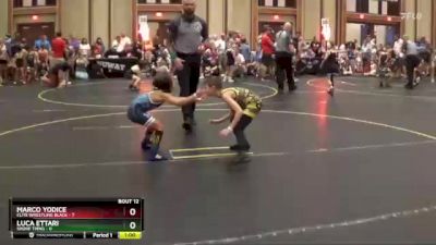 56 lbs Finals (8 Team) - Marco Yodice, Elite Wrestling Black vs Luca Ettari, Shore Thing