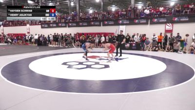 57 kg Champ. Round 2 - Hayden Schwab, Immortal Athletics WC vs Henry Aslikyan, Berberyan Wrestling Club