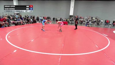 138 lbs Urijah Lopez, Ohio Scarlet FS vs Gage Bjerga, Minnesota Blue