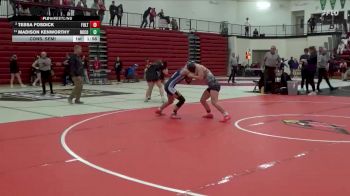 120 lbs Cons. Semi - Madison Kenworthy, Northeast vs Tessa Fosdick, Fulton (H.S.)