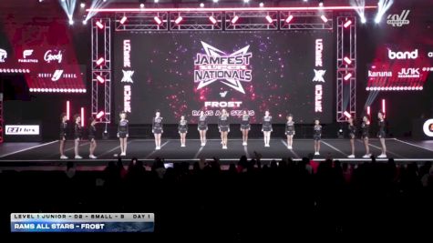 RAMS All Stars - Frost [2026 L1 Junior - D2 - Small - B DAY 1] 2026 JAMfest Cheer Super Nationals