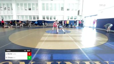 149 lbs Consi Of 16 #1 - Jackson Butler, Unrostered vs Daxton Chase, Ohio State