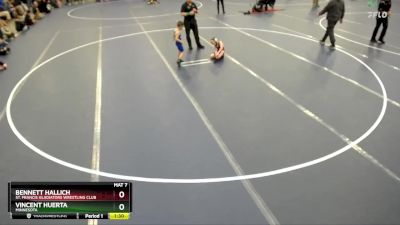 Quarterfinal - Bennett Hallich, St. Francis Gladiators Wrestling Club vs Vincent Huerta, Minnesota