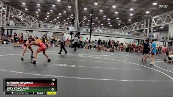 126 lbs Round 4 (8 Team) - Anthony Severino, Savage King Pins vs Joey Kokolakis, Full Circle Green