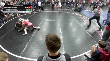 144 lbs Champ. Round 3 - Matthew House, Mt. Spokane vs Mason Russell, Othello
