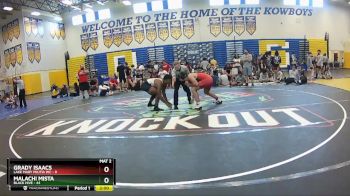 215 lbs Round 7 (8 Team) - Grady Isaacs, Lake Mary Militia WC vs Malachi Mista, Black Hive