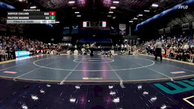 113 lbs Finals (2 Team) - Justice Collins, Mount Airy High School vs Paxton Kearns, Uwharrie Charter Academy