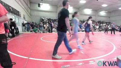117 lbs Rr Rnd 3 - Pippa McCall, Fort Gibson Youth Wrestling vs Montanna Eubanks, Roland Youth League Wrestling