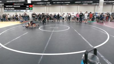 88 lbs Semis - Anthony Salazar, Spartan Mat Club vs Jack Flores, Katy Area Wrestling Club
