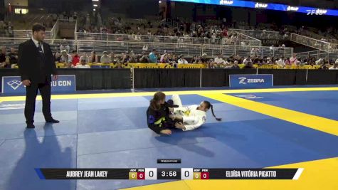 Eloísa Vitória Pigatto vs Aubrey Jean Lakey 2025 Pan Kids Jiu-Jitsu IBJJF Championship