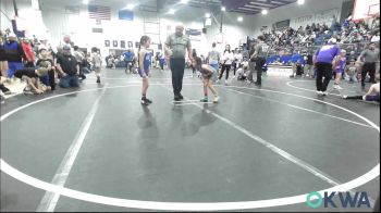 62 lbs Rr Rnd 5 - Franki Dieu, Piedmont vs Lucille Lopez, Little Axe Takedown Club