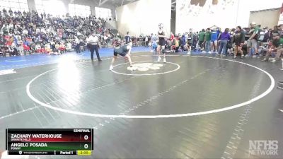 162 Boys Semifinal - Angelo Posada, Poway vs Zachary Waterhouse, Granite Hills