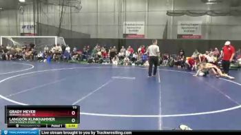 115 lbs Round 4 (6 Team) - Langdon Klinkhammer, South Dakota Storm vs Grady Meyer, Nebraska Silver