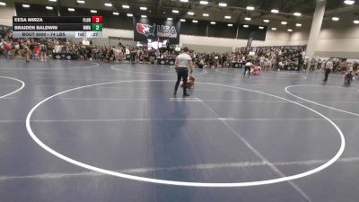 74 lbs Cons. Rd Of 32 - Eesa Mirza, Florida vs Braiden Baldwin, Moen Wrestling Academy
