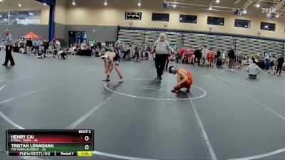 130 lbs Round 1 (8 Team) - Tristan Lenaghan, Top Dawg Academy vs Henry Cai, PitBull Terps