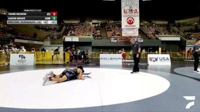 Schoolboys - 126 lbs Cons. Round 2 - Jason Meier, Central Coast Most Wanted Wrestling Club vs Yavin McNew, Origin Training Center