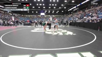 170 lbs Cons. Round 3 - Carbon Frazier, DeSoto Hs vs Brooklyn Binkley, Tecumseh - Shawnee Heights HS