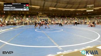 105 lbs Rr Rnd 1 - Mia Ortega, Tulsa Blue T Panthers vs Gabriela Motte, Tulsa Blue T Panthers