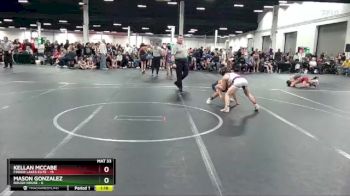 92 lbs Round 1 (4 Team) - Mason Gonzalez, Rough House vs Kellan McCabe, Finger Lakes Elite