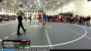 197 lbs Quarterfinal - Peyton Smith, Concordia University vs Jake Schmitt, Milwaukee School Of Engineering