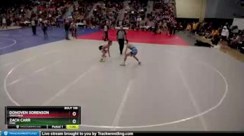 106 lbs Cons. Round 1 - Donoven Sorenson, Owatonna vs Zach Carr, Park
