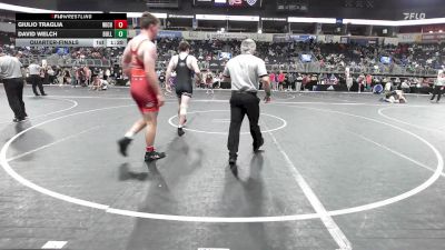 192 lbs Quarterfinal - Giulio Traglia, Wichita Wrestling Club vs David Welch, Bulls WC