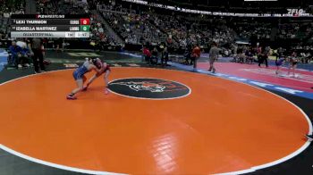 G105-4A Quarterfinal - Lexi Thurmon, Coal Ridge Girls vs Izabella Martinez, Las Animas Girls