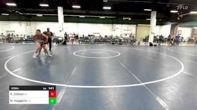 128 lbs Quarterfinal - Kameron Dotson, GA vs Nolan Haggerty, OH