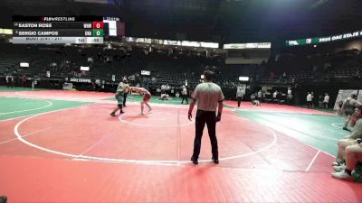 217 lbs 1st Place Match - Easton Ross, WHW2 vs Sergio Campos, Unattached