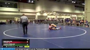 195 lbs Round 2 (10 Team) - Mateo Casillas, Illinois Top Dawgs vs Walter Poe, NFWA Red