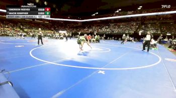 105 Class 1 lbs Semifinal - Emerson Reeves, Herculaneum vs Macie Kempker, Blair Oaks