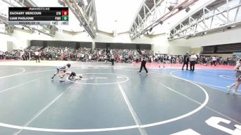 48-B lbs Round Of 16 - Zachary Mercoun, Cordoba Trained vs Liam Paglione, Power Half Wrestling Academy