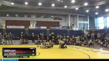 118 lbs Semifinals (4 Team) - Joseph Clem, Wantagh Sr High vs Kyle Walker, Brentwood High Sch