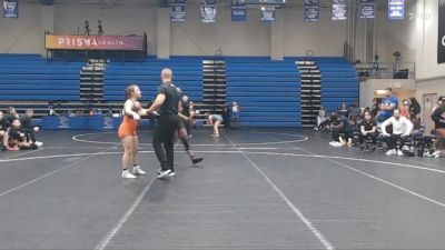 124 lbs Quarterfinal - Kalayah Edwards, Emmanuel University vs Rose Kaplan, Indiana Tech