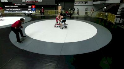70 lbs 1st Place Match - Brock Rogers, Lion Of Judah Wrestling Academy vs Rocky Humphrey, High Desert Wrestling Club