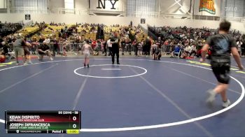 58 lbs Cons. Round 2 - Keian Dispirito, Bethlehem Wrestling Club vs Joseph DiFrancesca, Greece Storm Wrestling Club