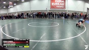 113 lbs 1st Place Match - Graydon Martin, Virginia Team Predators vs Ryan O`Keefe, Virginia Team Predators