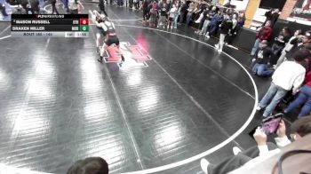 144 lbs Champ. Round 2 - Draken Miller, Meridian vs Mason Russell, Othello