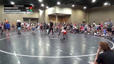 50 lbs Round 5 (6 Team) - Kannon Williamson, Elevate WC vs Benjamin Foster, NC National Team White