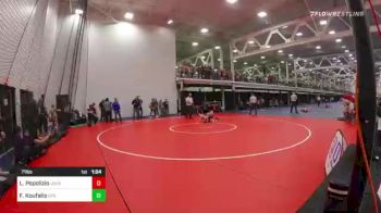 71 lbs Quarterfinal - Luca Popolizio, Journeymen / Shen vs Fotis Koufalis, Gps