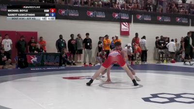 97F kg Champ. Round 2 - Michael Boyle, Ohio Crazy Goats Wrestling Club vs Garett Kawczynski, Askren Wrestling Academy