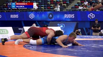110 kg Final 1-2 - Tymofii Prykhodko, Ukraine vs Bruno Pallone, United States