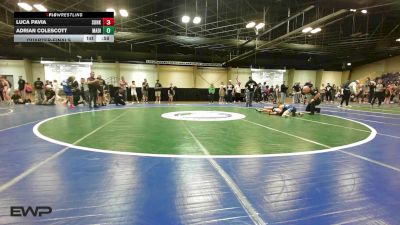 76-80 lbs Quarterfinal - Luca Pavia, Sunkist Kids Monster Garage vs Adrian Colescott, Madill Takedown