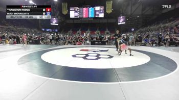 100 lbs Champ. Rd Of 32 - Cameron Hodge, CO vs Maci Brouillette, ND