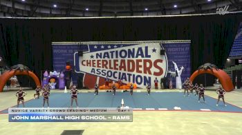 John Marshall High School - Rams [2025 Novice Varsity Crowd Leading- Medium Day 1] 2025 NCA South Texas Regional